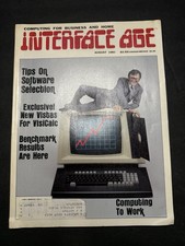 Vintage Magazine: INTERFACE AGE AUG 1981 RARE LAST ONE QTY-1 picture