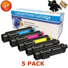 5-Pack Toner Set for Dell H625cdw H825cdw S2825cdn H625 H825 S2825 593-BBOW picture