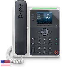 Plantronics Poly Edge E220 IP Desk Phone - 4-Line Keys up to 16 Lines, Bluetooth picture