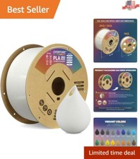 Versatile 3kg White PLA Filament 1.75mm for Most 3D Printers - Smooth Printing picture
