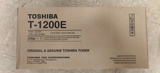 Genuine Toshiba T-1200E Black Toner Cartridge picture
