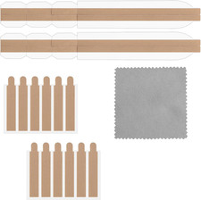 12 Pcs Privacy Screen Adhesive Strips with Mount Tabs for Computer Monitor and picture