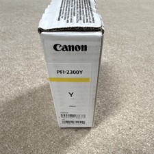 Canon PFI-2300Y Genuine Original Yellow Inkjet Ink Tank for GP-2000 GP-4000 picture