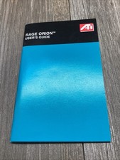 Vintage 1999 ATI Rage Orion 128 Graphics Card User Guide Manual Apple Mac picture