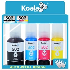 Koala 502 Ink Refill Bottle Fit for Epsn 502 Ink for ET-2760 2850 3760 4760 3850 picture