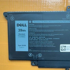 Genuine OEM 35J09 Laptop Battery For Dell Latitude 7310 7410 YJ9RP 7YX5V 39Wh picture