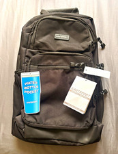 Eastsport Essential Backpack Black Padded Laptop Sleeve Water-Resistant Bottom picture