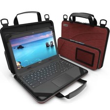 11-11.6 Inch Protective Always-on Chromebook Hard Case with Accessory Pouch a... picture