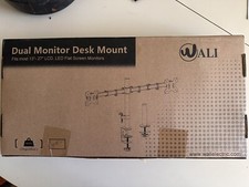 WALI Dual LCD Monitor Fully Adjustable Desk Mount Stand 13-27 in Monitors M002 picture