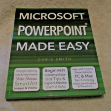 Microsoft Powerpoint Made Easy~Chris Smith~Paperback~2013 picture