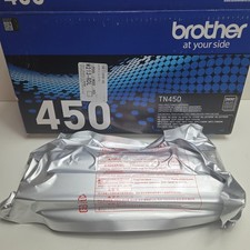 NEW GENUINE - BROTHER TN450 BLACK TONER CARTRIDGE - TN-450 - SEALED BAG picture
