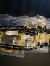 Vertical Cable 24AWG Bare Copper Conductors Ethernet Cable 5E 10' Lot Of 10 picture