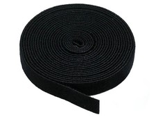 Monoprice 3-Pack Hook and Loop Fastening Tape 5 yard/roll, 0.75in, Black picture