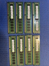 Lot of 8) Samsung 4GB PC3L-10600R/12800R 1333MHz DDR3 Server Memory M393B5273DH0 picture