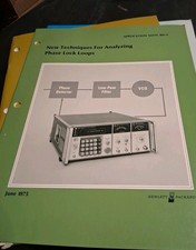 VINTAGE RARE 1975 HEWLETT-PACKARD APPLICATION NOTE ANALYZING PHAZE LOCK LOOPS picture