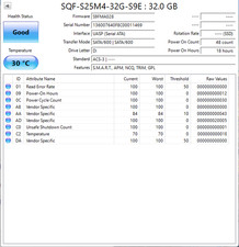 ADVANTECH SQF-S25M4-32G-S9C SQFLASH SOLID ~ ADVANTECH TPC-1840WP SQ FLASH picture
