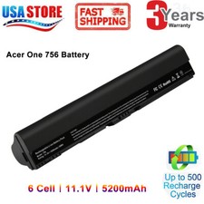 Battery AL12B32 (41CR17/65) For Acer Aspire One 725-0687 AL12B31 AL12X32 AL12A31 picture