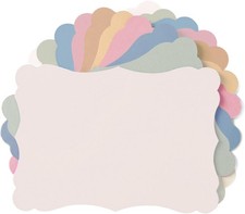 Business Cards 144 Pcs 3.5 x 2.24 Inches Blank Vintage Assorted Colors Small picture