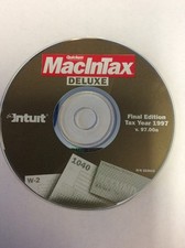 Intuit Quicken MacInTax Deluxe 1997 Final Edition Mac CD-ROM Disc Only picture