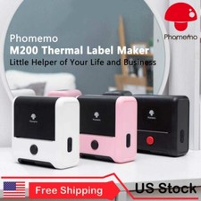 Phomemo M200 Bluetooth Thermal Label Maker Machine Pocket Mini Paper Printer Lot picture