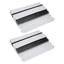 2Pcs 47 x 18 cm 108 Keys Keyboard Case for Mechanical Keyboards, Gray picture