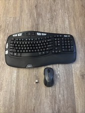 Logitech MK550 Wireless Ergonomic Wave Keyboard K350 M510 Mouse Unifying USB 1 picture