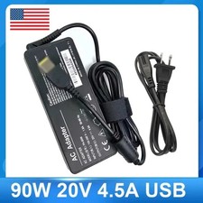 90W Ac Adapter Charger w/ Power Cord for Lenovo ThinkPad T460p T470p T495s picture