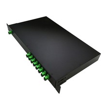 1x8 PLC Fiber Optic Splitter 1U 19