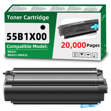55B1X00 55B1X0E Toner Cartridge Compatible  for Lexmark  MS431 MX431 MX432 picture