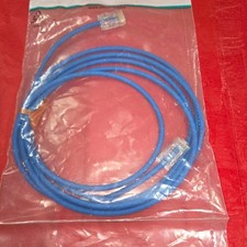 Lot of 14 Panduit UTP28CH7BU 7FT CAT5e Blue Ethernet Patch Cables RJ45 New picture