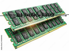 2GB (2x1GB) DDR SDRAM DIMM PC-3200 DDR-400 184-Pin ECC Registered picture