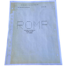 IBM ROMP Processor Copy Functional Specification 1983 Vintage Book Manual 32 Bit picture