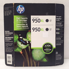 Genuine Twin Pack HP 950XL Black Ink OfficeJet 8110 8620 8600 8625 870 Old Stock picture