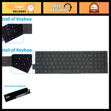 Backlit Laptop Keyboard Replacement, US English, Compatible with Dell G7/G5/G3 S picture