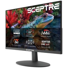 New 22-Inch Gaming Monitor, 144Hz Refresh Rate, HDMI & DisplayPort, Black 2026 picture