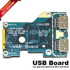 Lot 10 Dell G Series G15 5511 5515 2-Port I/O Circuit USB Board LS-K66EP RY7G0 picture