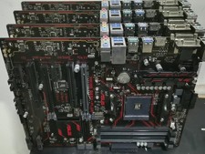 ASUS PRIME B350-PLUS AMD B350 AM4 DDR4 ATX HDMI DVI VGA Desktop Motherboard LOT picture