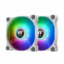 Thermaltake Pure Duo12 120mm ARGB Sync Fan (2 Pack), CL-F097-PL12SW-B (White) picture