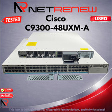 Cisco C9300-48UXM-A 48 Port UPoE Network Switch picture