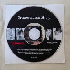 Compaq Documentation Library CD-ROM N1050v/2100 2500 Series PC 311072-001 picture