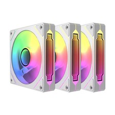 3pc 120mm ARGB Case Fans Infinity Mirror RGB Light Effect 5V 3PIN 800~1800RPM picture