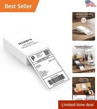 Effortless Shipping with 220 Count 4x6 Thermal Printer Labels - Clear Prints picture