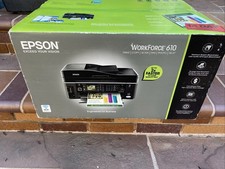 Epson Workforce 610 Printer, Print, Copy,  Scan, Fax, Photo, Wi-fi NEW IN BOX picture