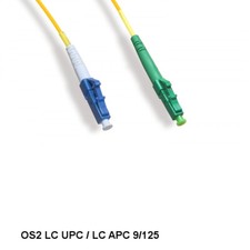 10x 1 m LC UPC/ LC APC OS2 9 /125 Simplex Single-Mode Fiber Optic Cable picture