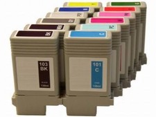 12 Compatibl Canon ipf 5100 ipf 6100 ipf 6200 PFI-101 PFI-103 cartridge ink tank picture