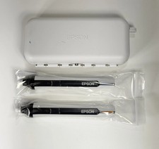 Epson Easy Interactive Pens (ELPPN05) Blue & Orange in Magnetic Box - Brand New picture