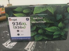 Grnjet 936XL (936e) Compatible High Yield Black Ink Cartridge 2-Pack for HP picture