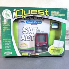 Leap Frog iQuest Kaplan College Test Prep System Workbook Cartridge SAT/ACT New picture