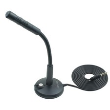 3.5mm Microphone, Plug and Play Desktop Laptop gooseneck Microphone, Suitable... picture