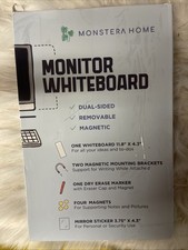 Removable Multi-Use Laptop and Monitor Memo Board; 11.8
